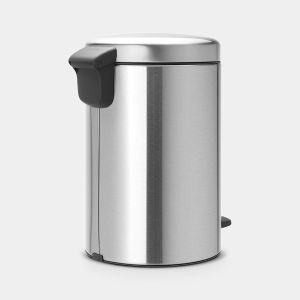 NewIcon Pedaalemmer 12 liter - Matt Steel