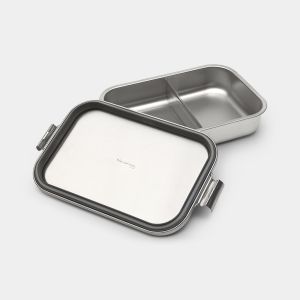 Make & Take Lunch Box Large, Stainless Steel - Matte Steel
