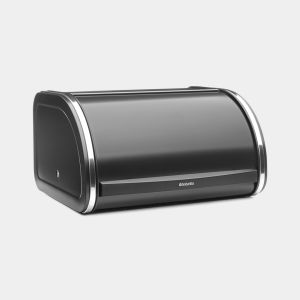 Roll Top Bread Bin Medium - Matt Black