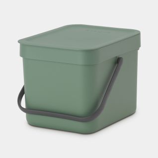 Sort & Go Afvalemmer 6 liter - Fir Green