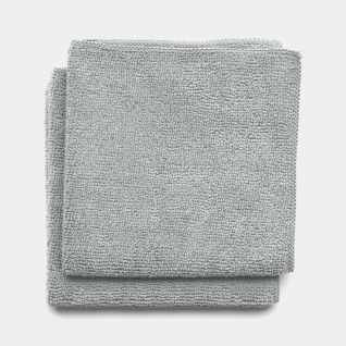 Microfiber Dish Cloths Set of 2 - Mid Gray