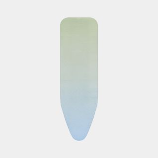 Strijkplankhoes B 124 x 38 cm, complete set - Soothing Sea, Fairtrade katoen